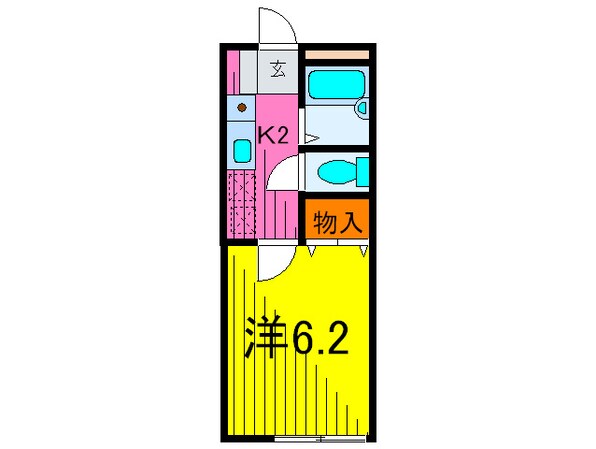 ＪＭテラスＶの物件間取画像